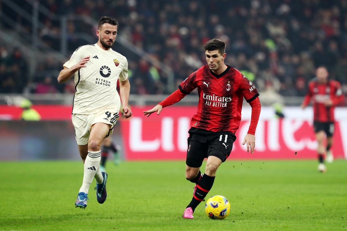 Hinh anh 2: Tran cau dinh cao Serie A: AS Roma doi dau AC Milan tranh ve du cup chau Au